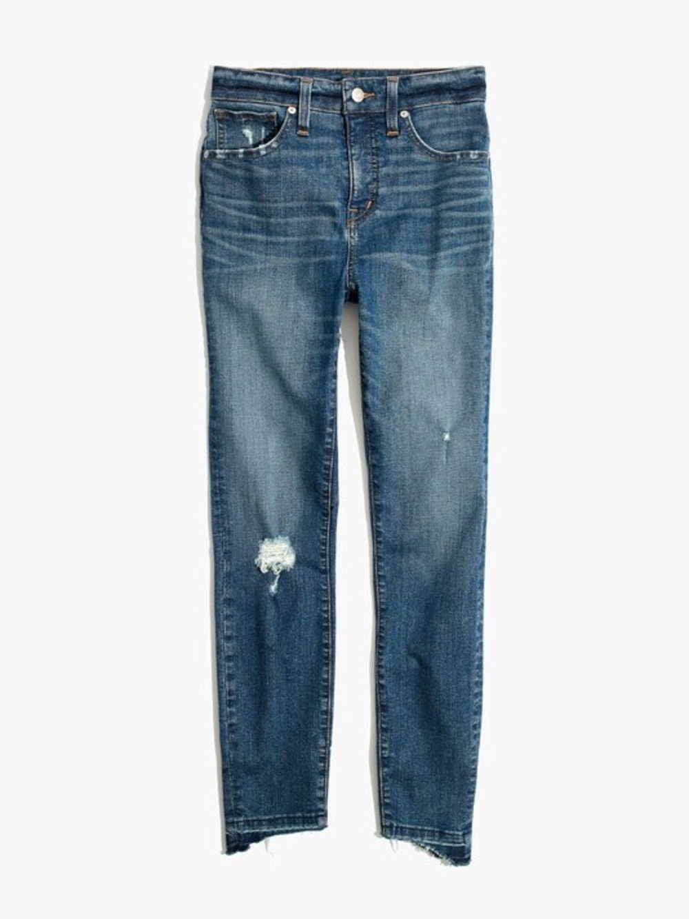Madewell Curvy High-Rise Skinny Jeans: Drop Step-Hem Edition